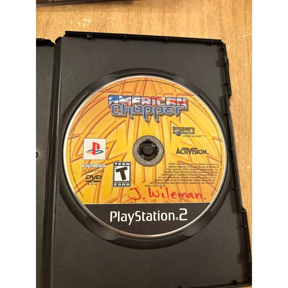 American Chopper Sony PlayStation 2 PS2 Tested Working Authentic